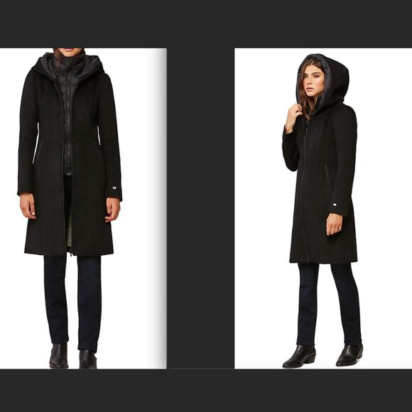 (Sold elsewhere) Soia & Kyo Jessica Wool-Blend Slim-Fit Coat - Picture 2 of 8